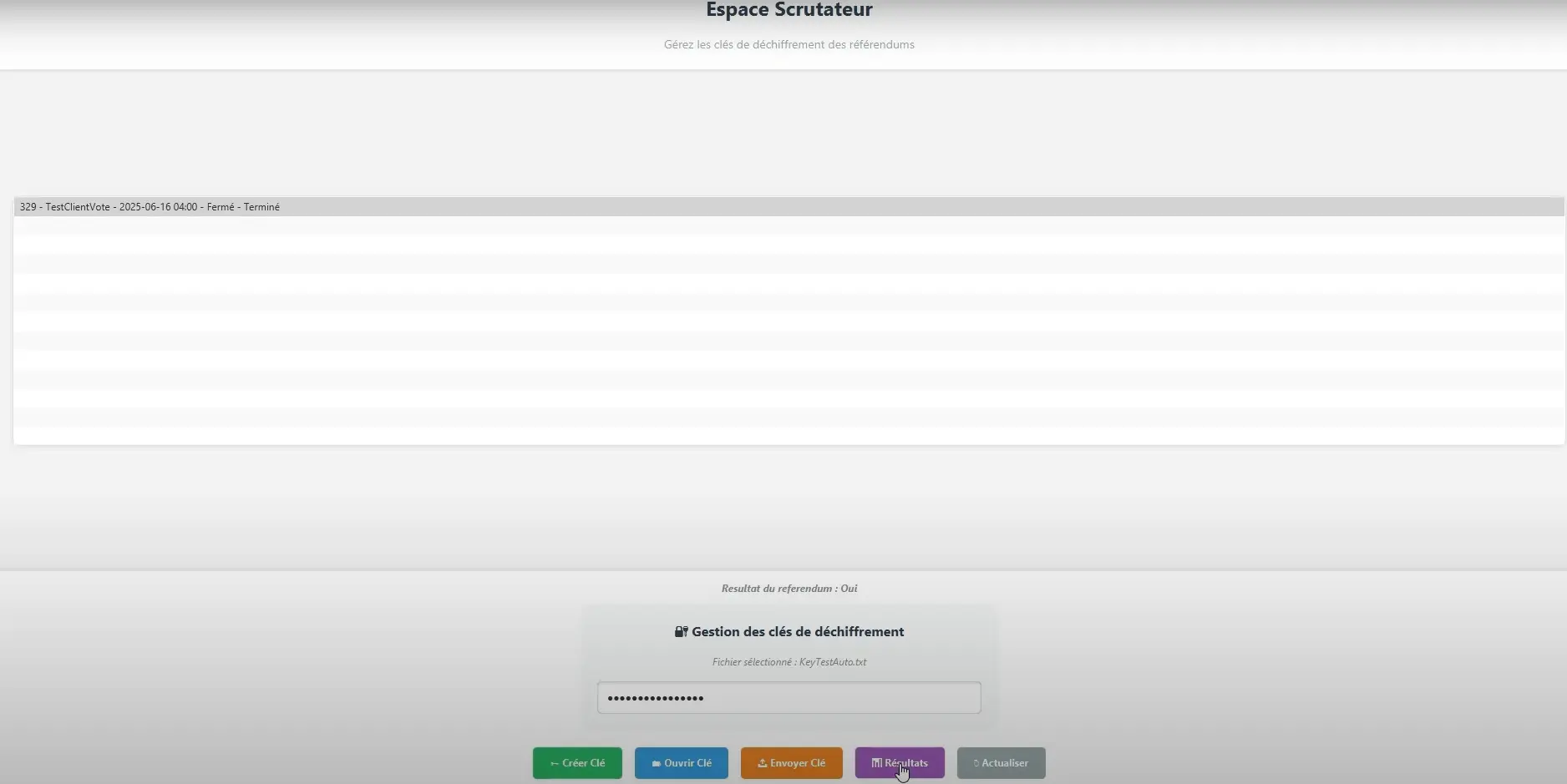 Referendum - Application de Vote Sécurisée - 3