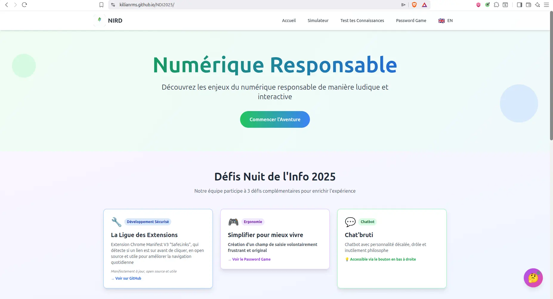 Projet Nuit de l'Info 2025